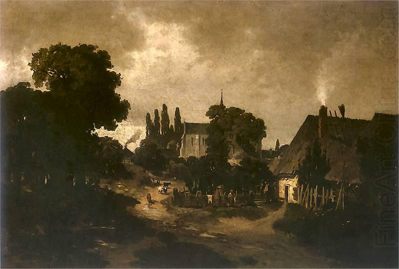 Village near Kielce, Jozef Szermentowski